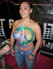 Amateur With Big Tits Gets Body Painted