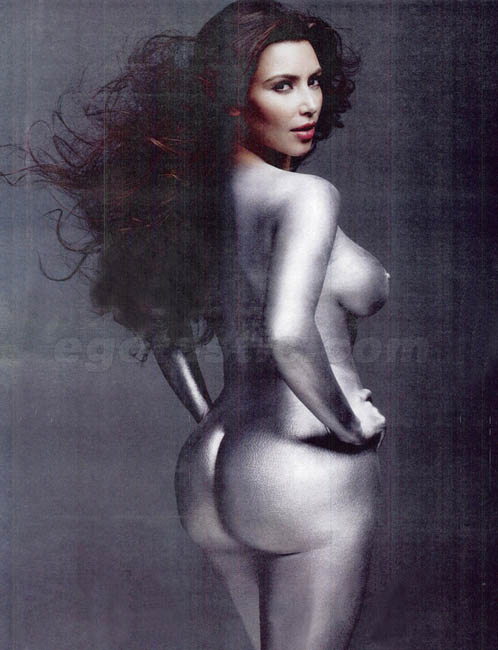 Kim Kardashian Naked Pics in W Magazine’s Issue