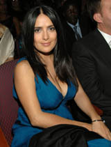Salma Hayek Showing Her Whore cleavage At The CNN Heroes All Star Tribute